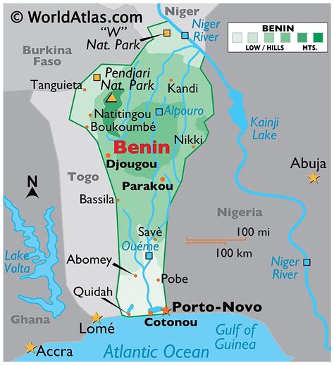 Benin Maps & Facts .